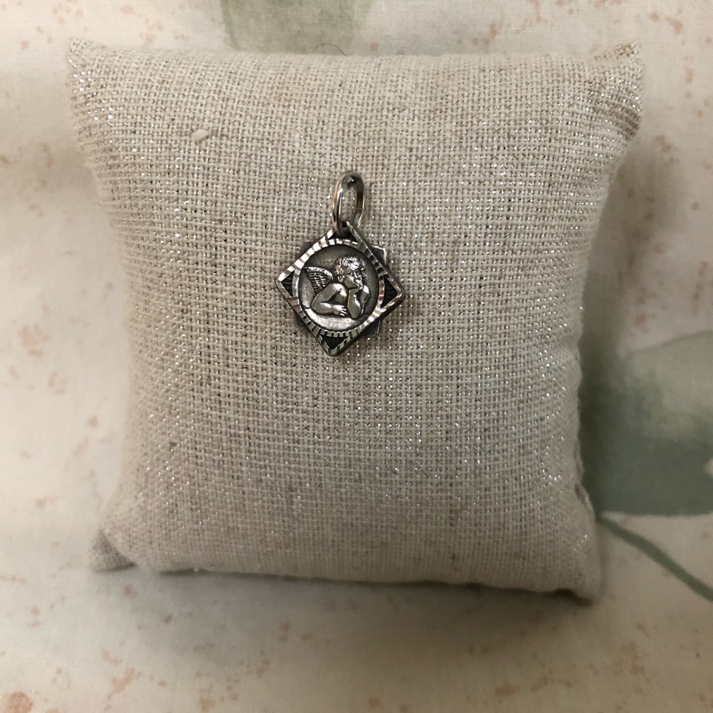 NWOT Italian Silver 925 Angel Pendant